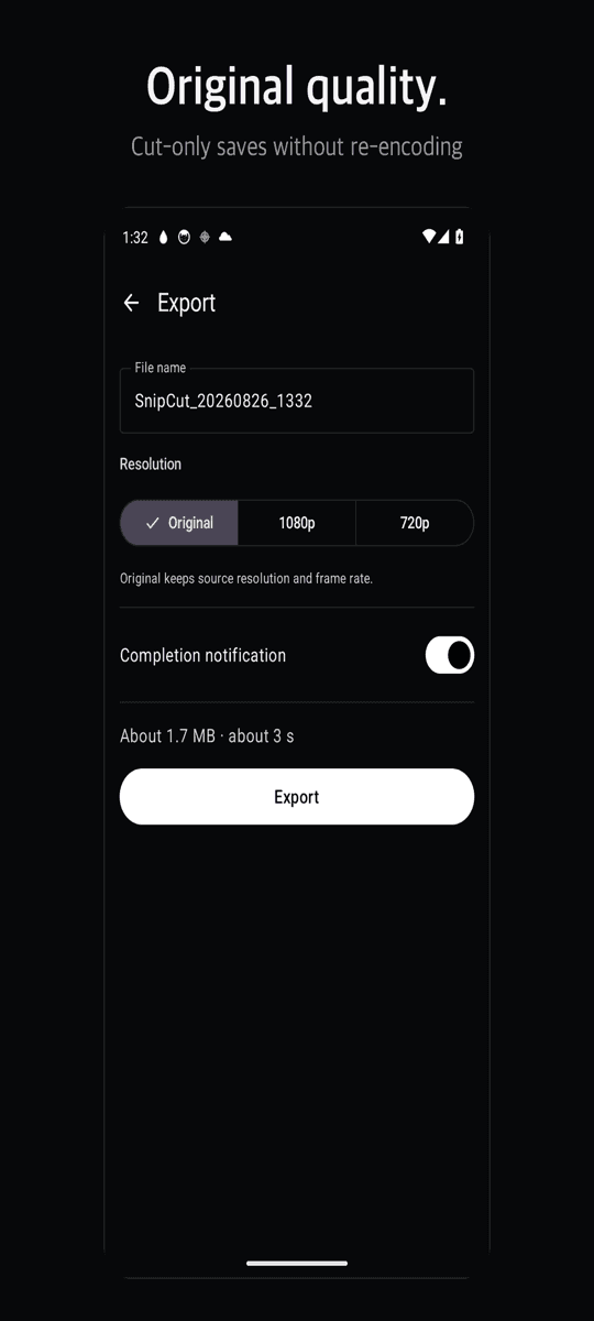 Save without re-encoding