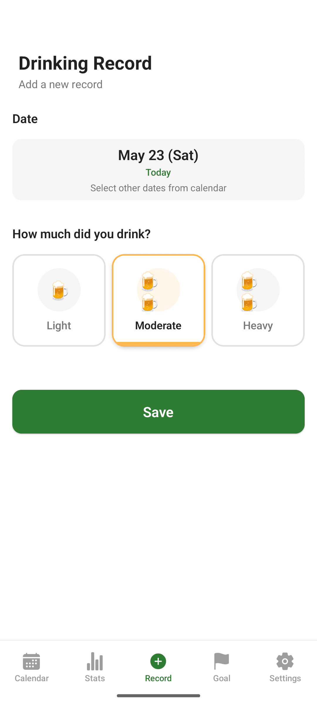 One emoji, 3-second log