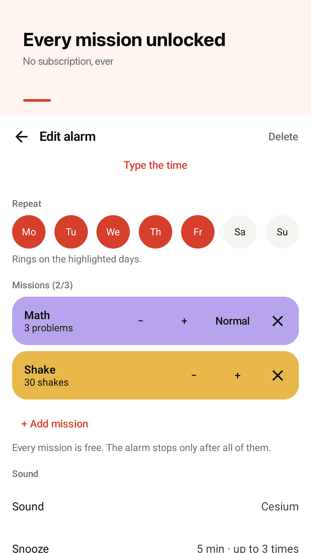 Stack up to 3 missions