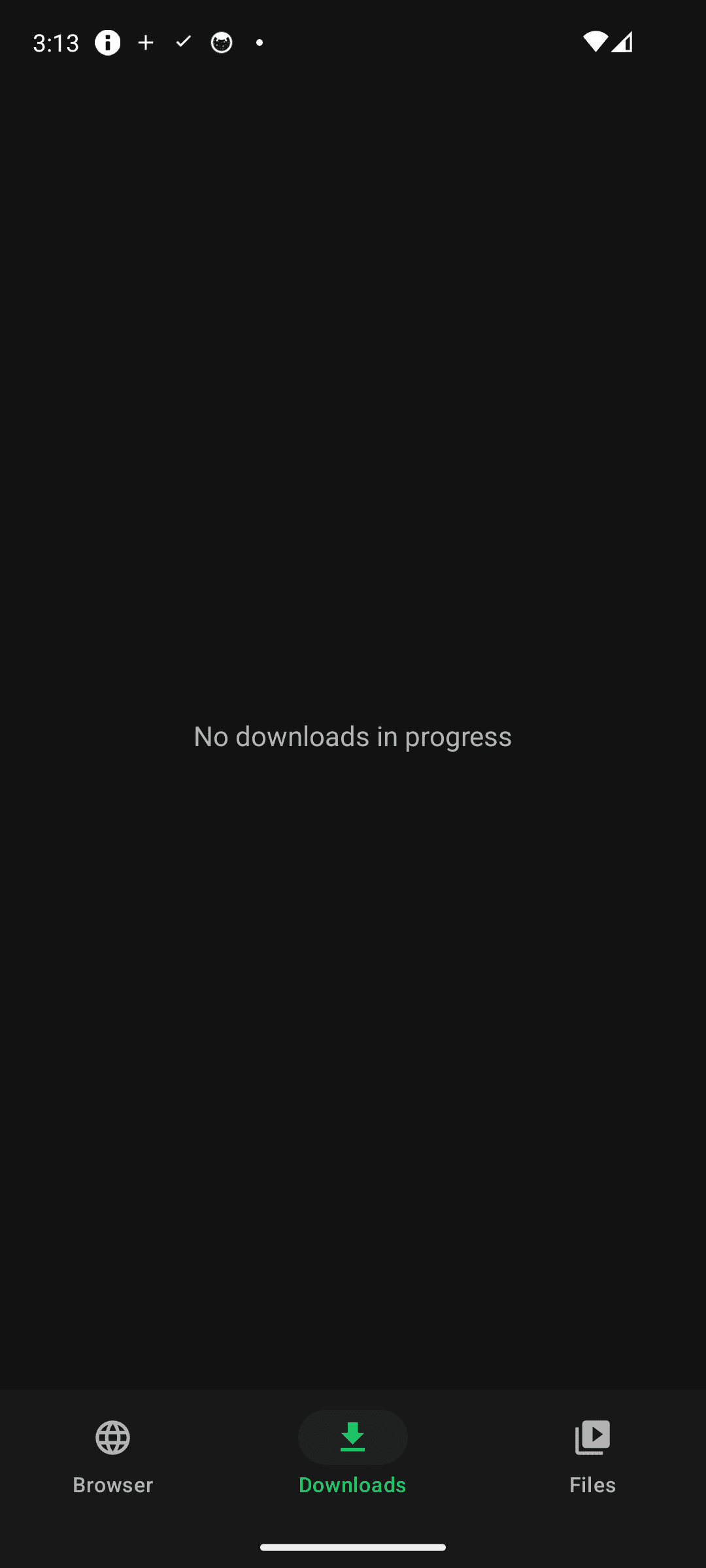 Progress, pause and resume