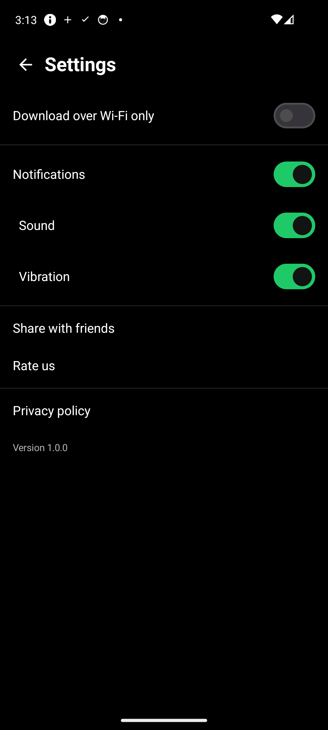 Wi-Fi only, reminders — your rules